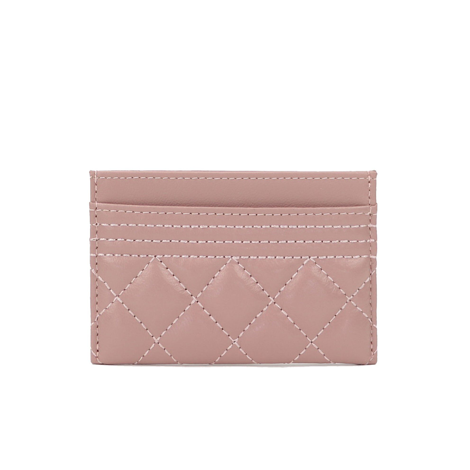 Classic  Leather Card Holder Stitched Leather Credit Card Wallet  Sheep Skin Slim Wallet Men Women Coin Purse