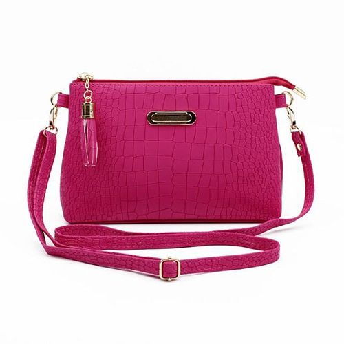 Small Shoulder Bag for Women Tassel Designer Shoulder Bag Female Crossbody Bags Sweet Messenger Bag Solid Color Flap Bags(20x5x14cm,)