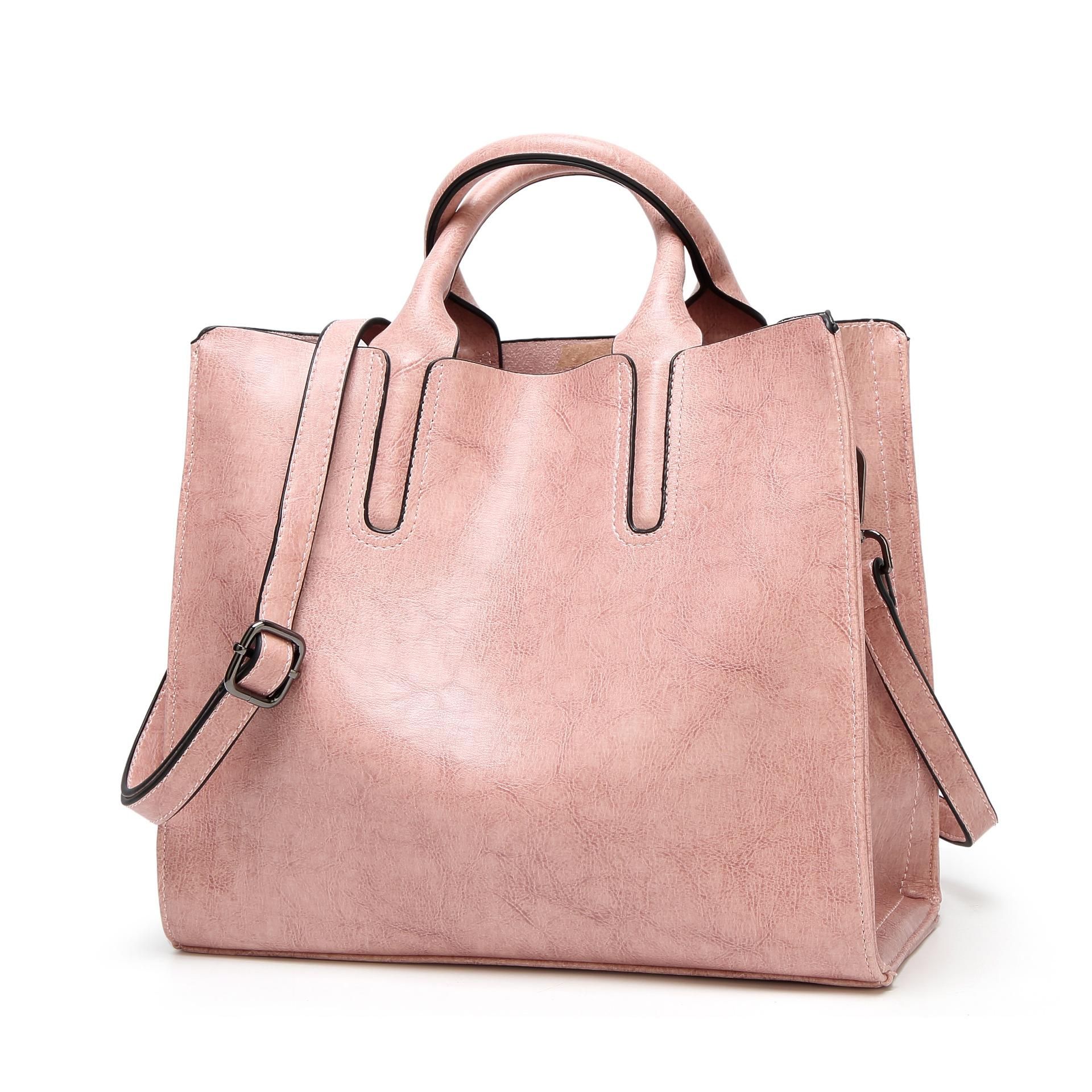 Vintage Women Large Capacity Leather Bag Top HanSatchel Handbag Fashion Purse Messenger Tote Shoulder BAG