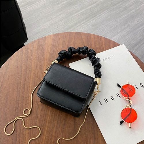 MINI PU Leather Shoulder Bags For Women Chain Design Luxury Hand Bag Female Travel bags And Purses SA Main Femme(Mini(Max Length<20cm),)