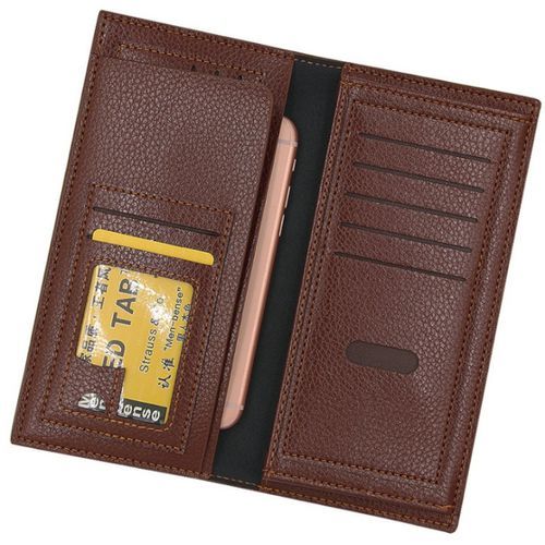 Luxury Clutch Men's Wallet Long Leather Wallets Men Bense