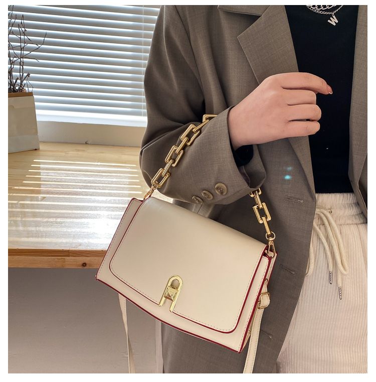 Fashion Chain Women Handbag Irregular Women Shoulder Bag Metal Women Messenger Bag「Golden Forest」