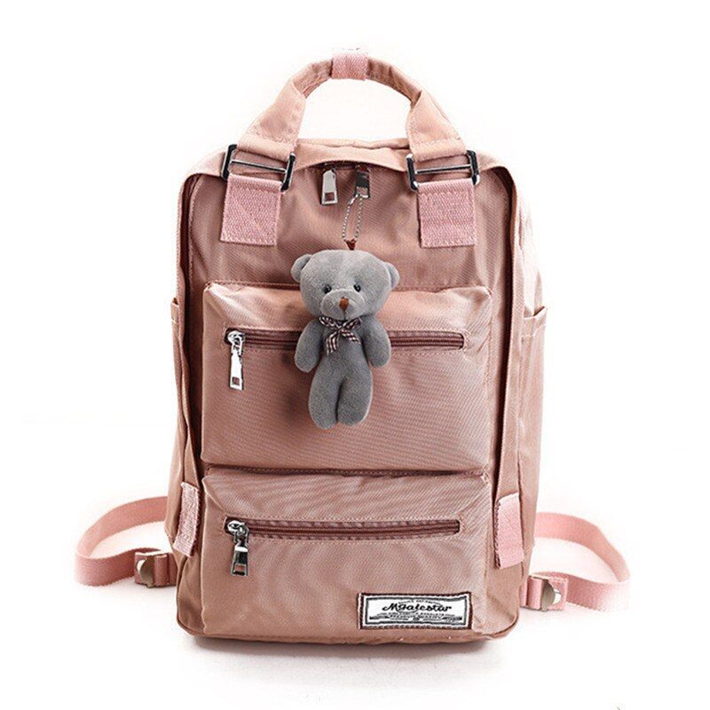 Preppy Style Women Backpack for School Teenagers Girl Vintage Stylish School Bags Ladies Travel Backpack Female Book bag Mochila
