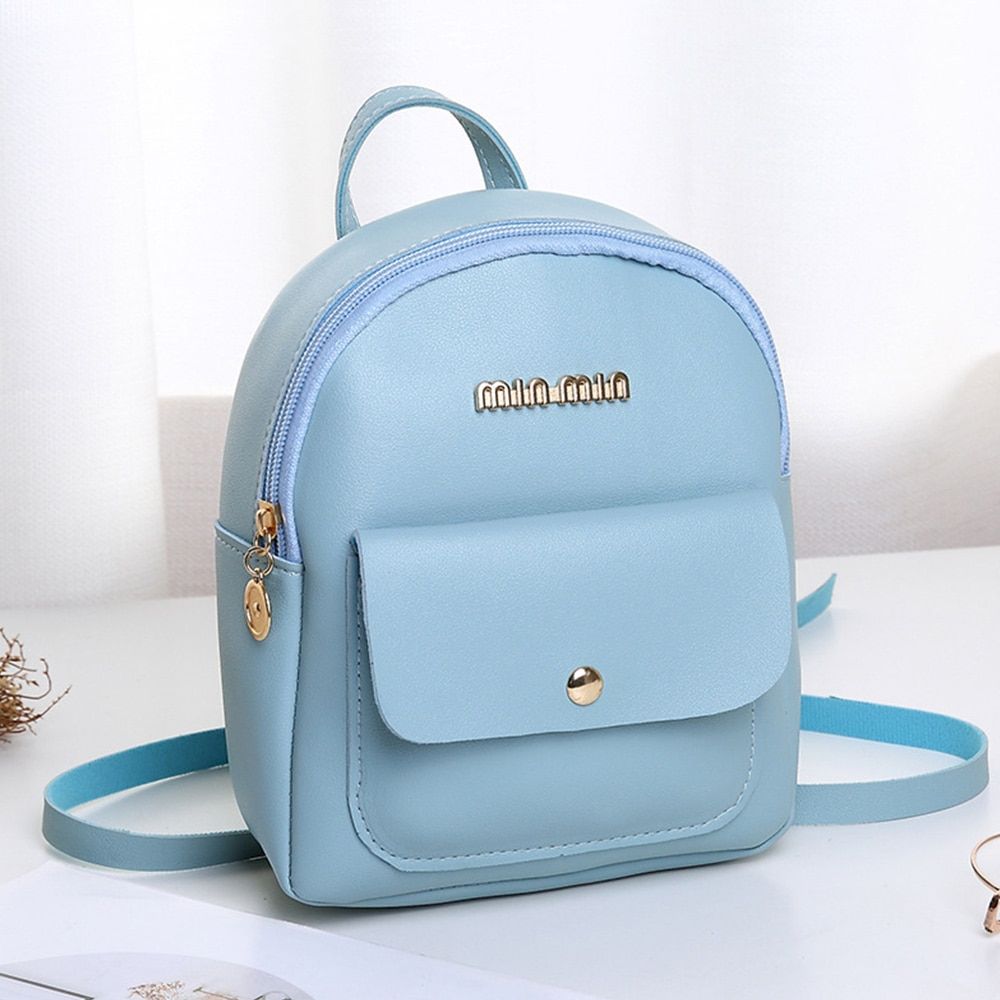 Korean Nylon Printing Solid Backpack Girl School Bags for Teenage College Wind Women SchoolBag High Student Bag Black Pink