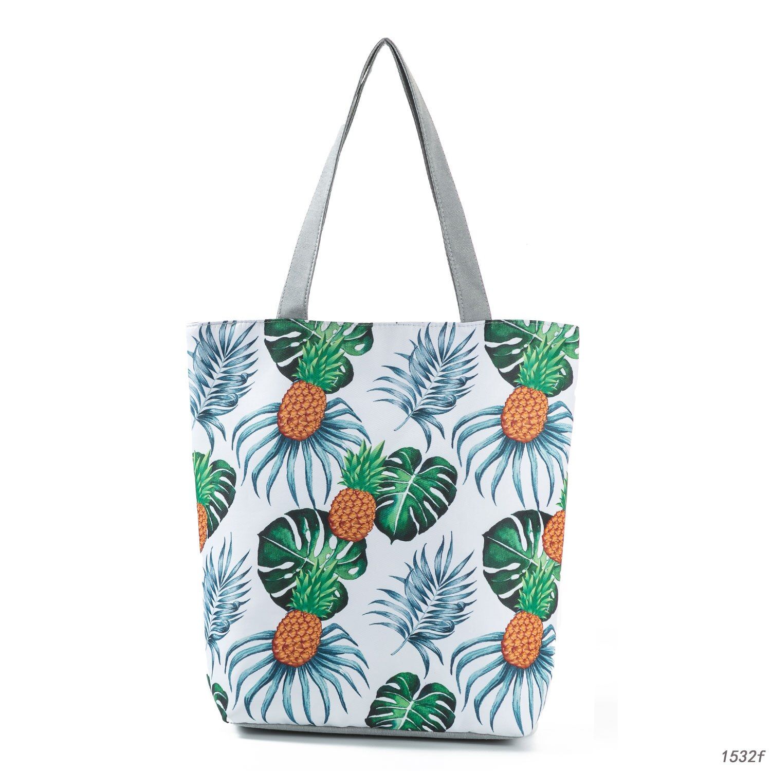Miyahouse Fruit Printting Tote Handbag Women Summer Beach Bag Canvas Shoulder Bag For Female Shopping Bag