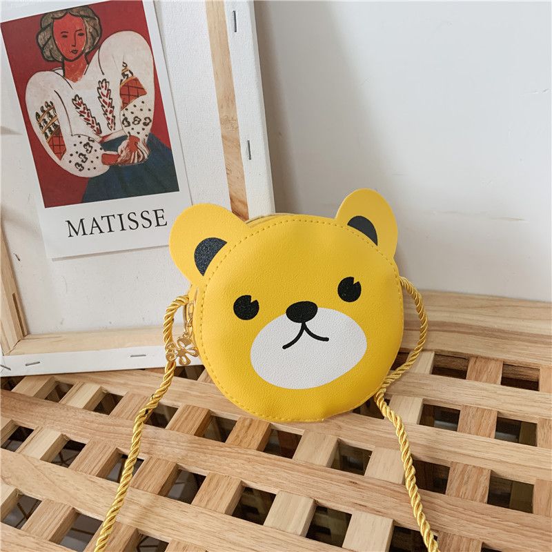 New Stylish Children Cartoon Animal Printing Shoulder Bag Little Girls Waterproof Mini Messenger Bag Cha
