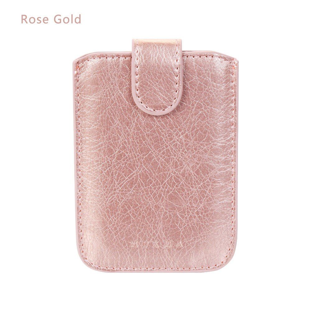 Unisex 5 Card Pockets Phone Sticker Card Sleeves ID Card Holder PU Leather Wallet Cellphone Pocket Simple Adhesive Case Pouch