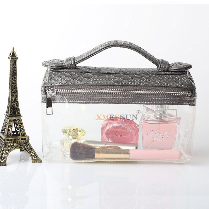 XMESSUN Fashion Clear Clutch Transparent Totes Crossbody Women Make Up Pouch Luxury Designer Hands 2020 Trendy Ladies handbag