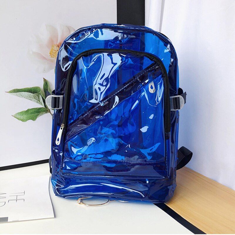 DORATASIA New Hot Unique Transparent Female Backpack Women 2020 INS Trendy Bright Color Bags Ladies