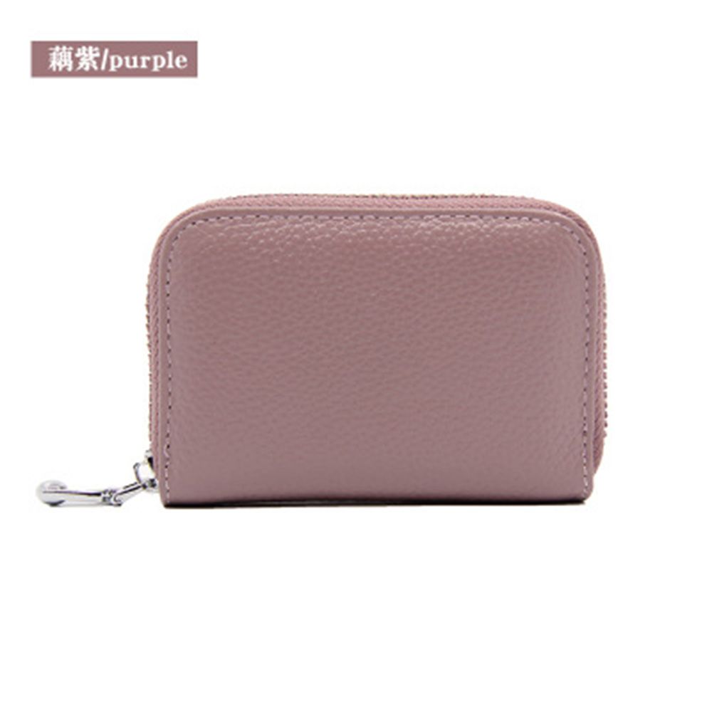 Bag Leather Card Holder ID & Credit Card Short Card Holder Prevent  Wallet Purse Wallet