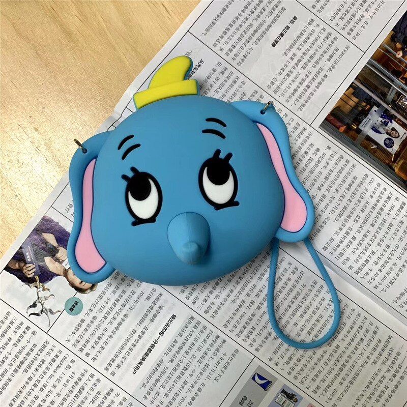Q UNCLE Purple Rabbit Girls Coin Purse Mini Crossbody Bags Headphones Key Storage Pocket Kawaii Purse Pouch Wallet