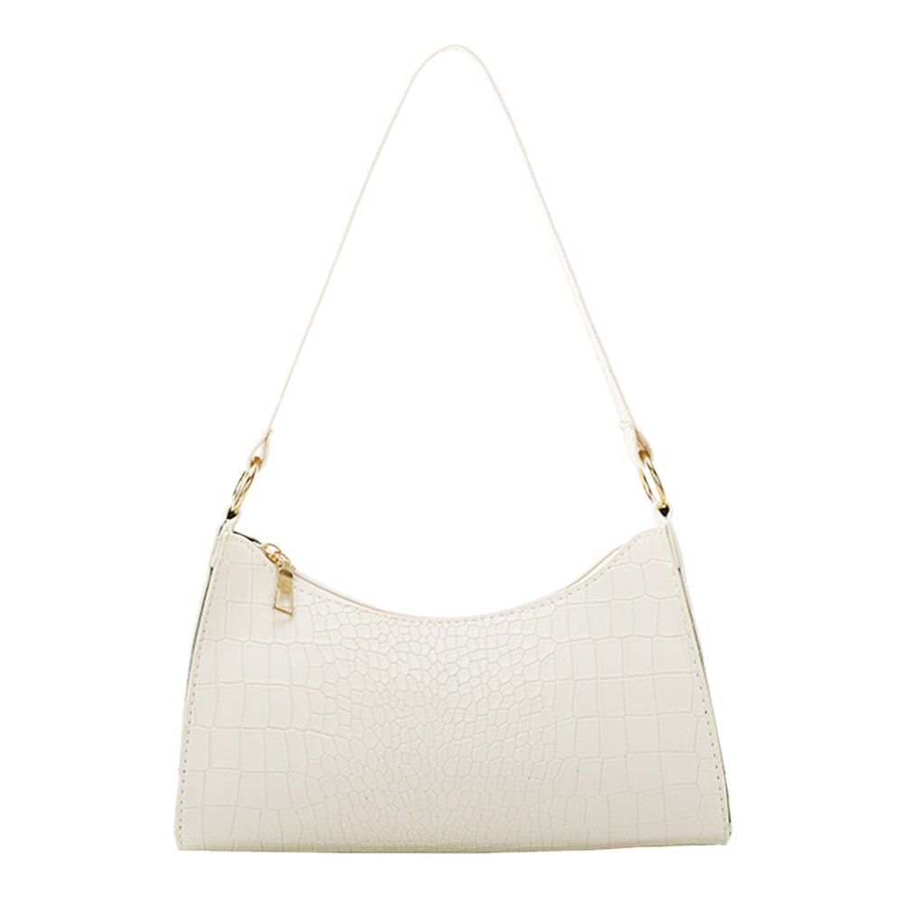 Fashion Alligator Pattern Women Handbag PU Leather Portable Business Small Underarm Shoulder Bags Female Casual Totes