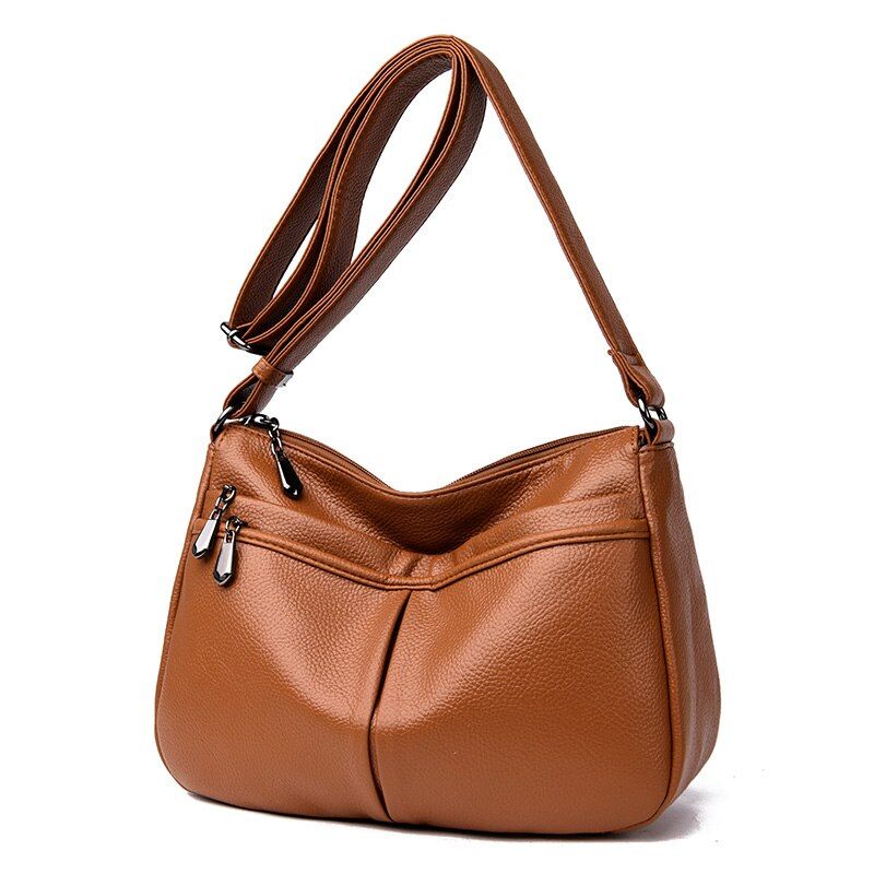 Fashion Women Shoulder Bag Quality Leather Crossbody Bag Luxury Designer Messenger Bag Casual Tote Bag Purse Lady Handbag Bolsa