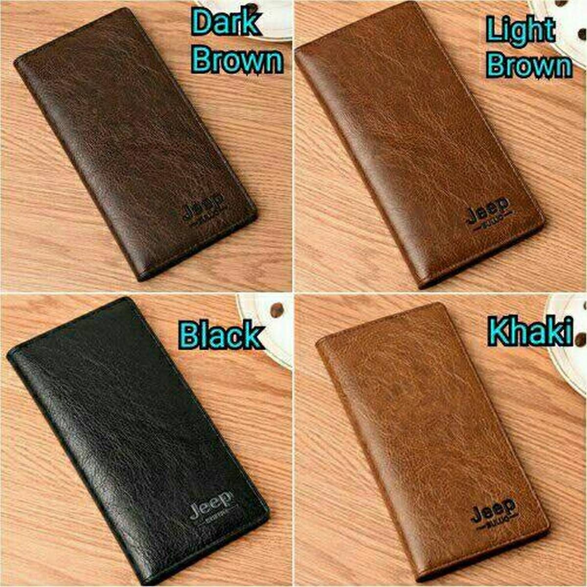 100% Original Jeep Buluo Men's Long Purse Multi Card Men's Money Handbag Wallet