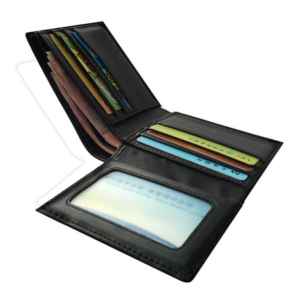 Simple Style Leather Wallet and Card Holder