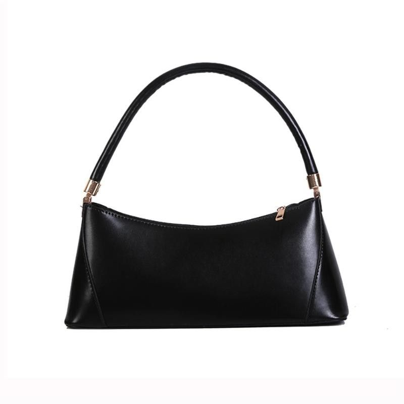 Small Shoulder Bags for Women PU Leather Bag Brand Mini Elegant Shoulder Bag Solid Color Totes Dropshipping