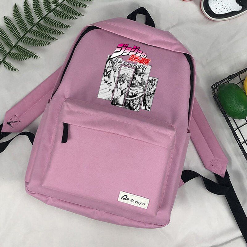 Jojo Bizarre Adventure mochila bagpack bags travel kawaii fashion  anime bolso mujer plecaki backpack