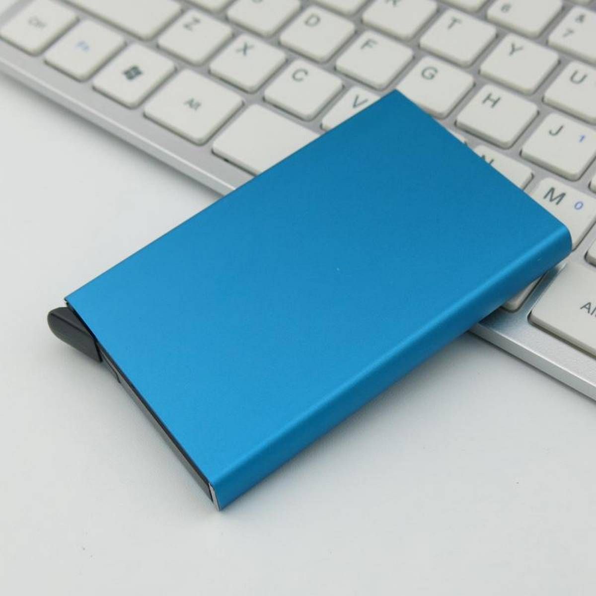 Automatic Stainless Steel Aluminum Credit Card Holder