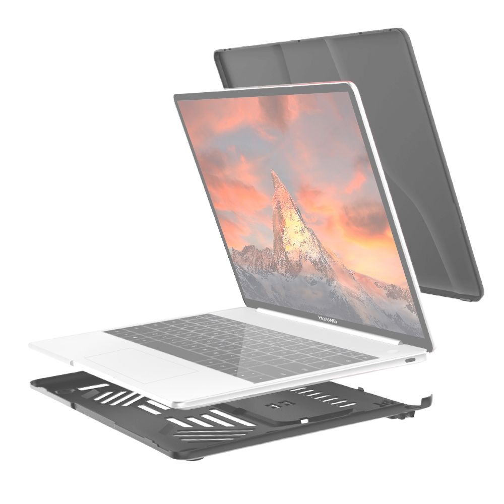 Split Waterproof PC Crystal Laptop Protective Case for Huawei MateBook 13 inch