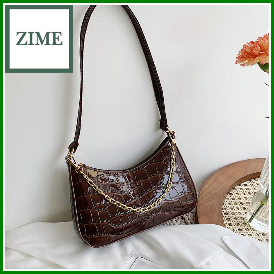 Bag women's texture summer new fashion simple chain shoulder underarm bag net red foreign style handbag