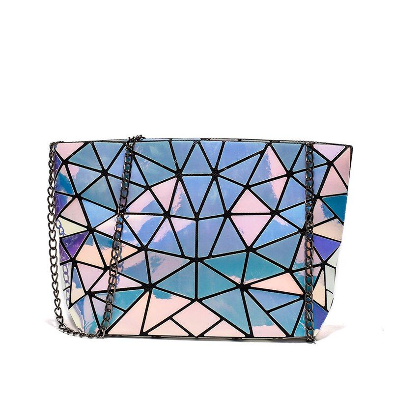 Crossbody bags for womens handbags and purses foldable shoulder messenger bag with retro female luxury designer geometric bags