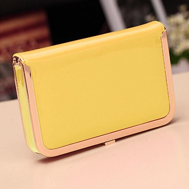 【BestGO】New Cute Women's Lady Chain Mini Bag Hand Bag Candy Color Hard Cover Bag Purse Clutch Wallet 6 Colors