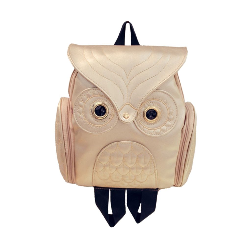 Women Personality Cute Owl Backpack Women Girl Cartoon Large Capacity School Bags For Teenagers Girls Backpack Mochila Bolsas#35