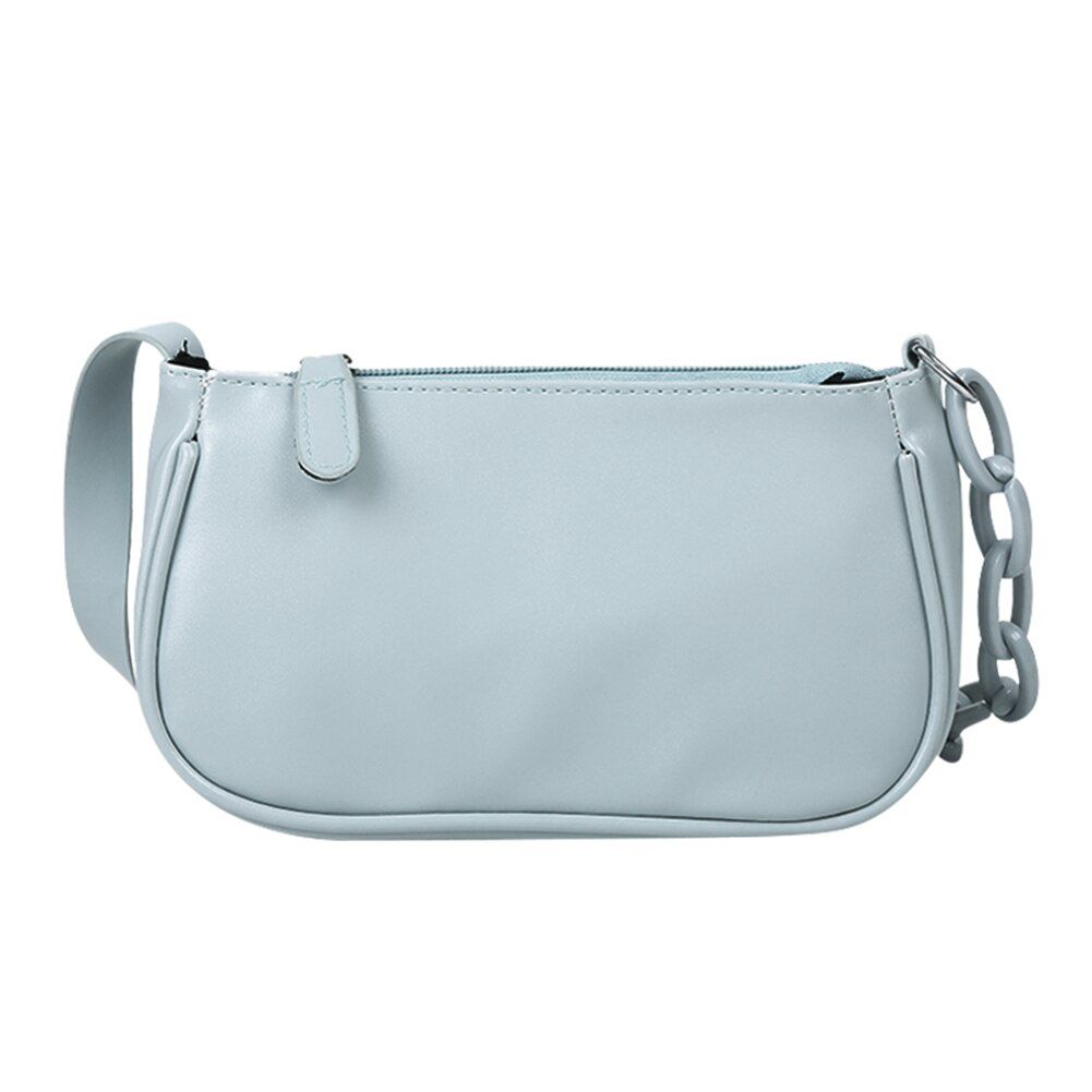 Retro Totes bag Women Baguette Shoulder Bag Women Bags Zipper Messenger Pack Fashion Leather Armpit Bag Female purse and Handbag