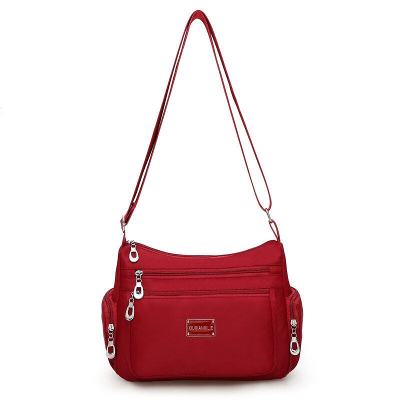 Women Casual Bolsos Messenger Bag Waterproof Nylon Shoulder Bag Large Capacity Mom Handbags Tote Crossbody Pack sac a main Purse