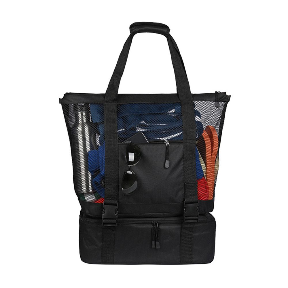 Mesh Beach Tote Bag with Detachable Beach Cooler Capacity 34L Essential for travel