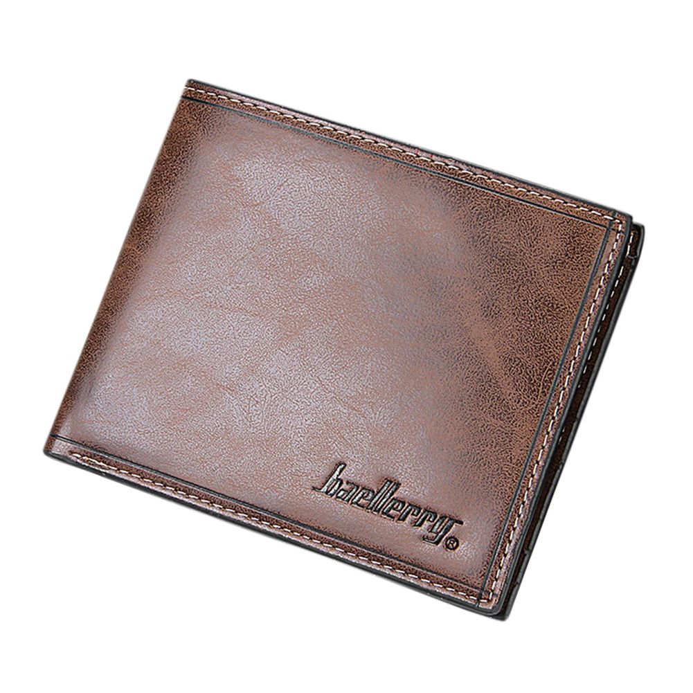 Yfashion Men's Retro Style Wallets Hardwearing PU Leather Multi Color Purse for Boy Xmas ift