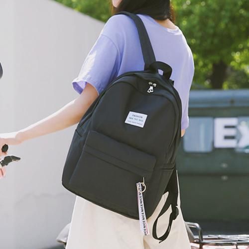 Fashion Teenager Girl School Backpack Tassel Letter Women Backpack Travel Ribbon Women Shoulder Bag Mochilas Bagpack Backbag