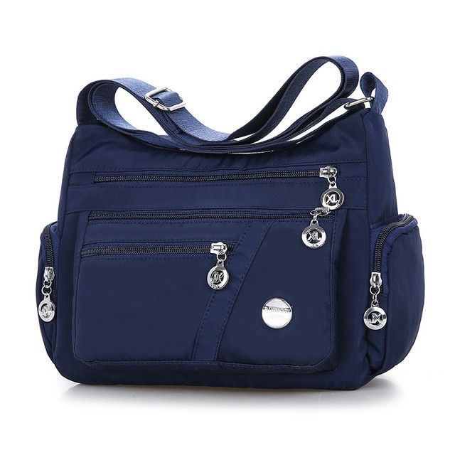 Fashion Women Shoulder Messenger Bag Waterproof Nylon Oxford Crossbody Bag Handbags Large Capacity Travel Bags Purse