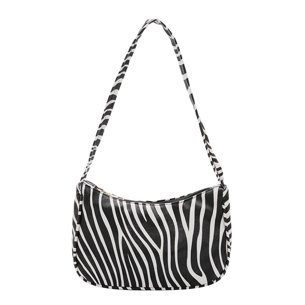 Women Small Shoulder Bags 2020 Designer Cow Milk Print Pattern Handbag Trendy Leopard Underarm Bags Female Daily Casual Totes