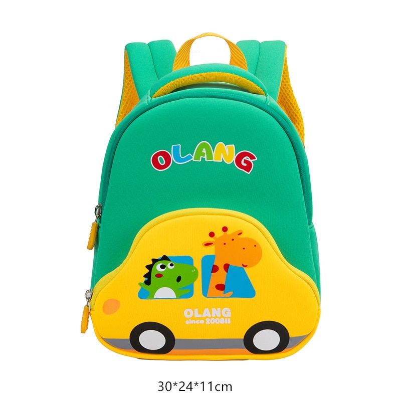 GREATOP Arrival Cartoon Childrens Backpack 3D Car Design Anti Lost Schoolbags 2 Sizes Cute Boys Girls Gift Mochila Escolar