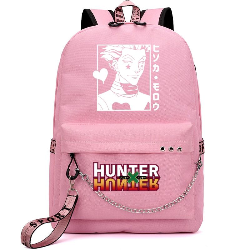Hunter X Hunter Girl School Backpack Killua Eyes Killua HxH Anime School Bags Japan Harajuku Bookbag for Girls Backpacks Femme