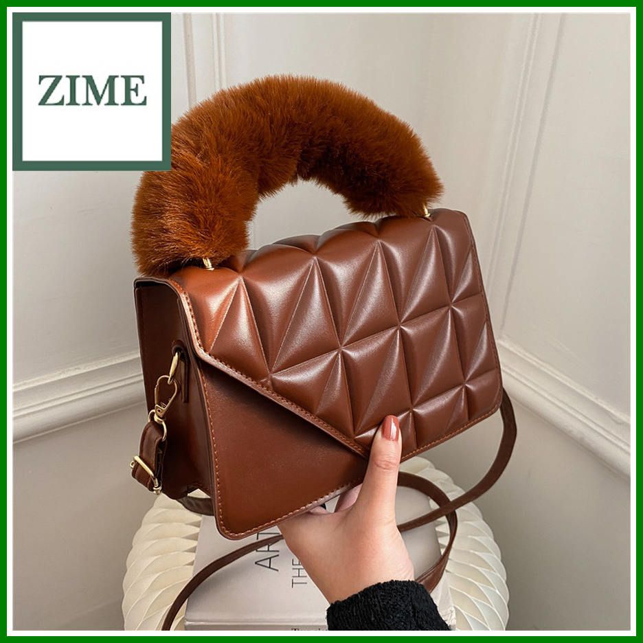 Personality rhombus bag women's new trendy Korean version fashion net red shoulder bag new collection simple messenger casual small square bag