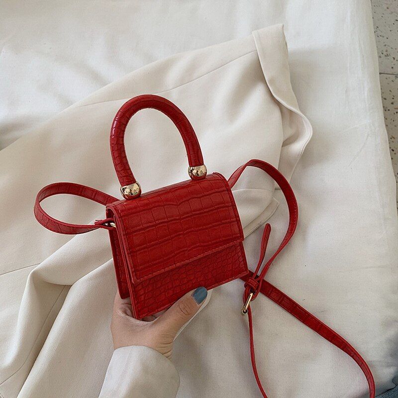 Fashion Crossbody Bags For Women 2021 Small Chain Handbag PU Leather Shoulder Bag Small Flap