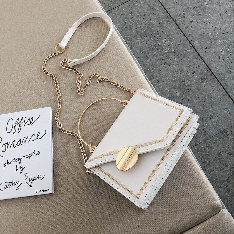 Senior Sense Small Bag Female 2019 New Fashion Foreign Gas single Shoulder Messenger Bag Wild Chain small Square bag