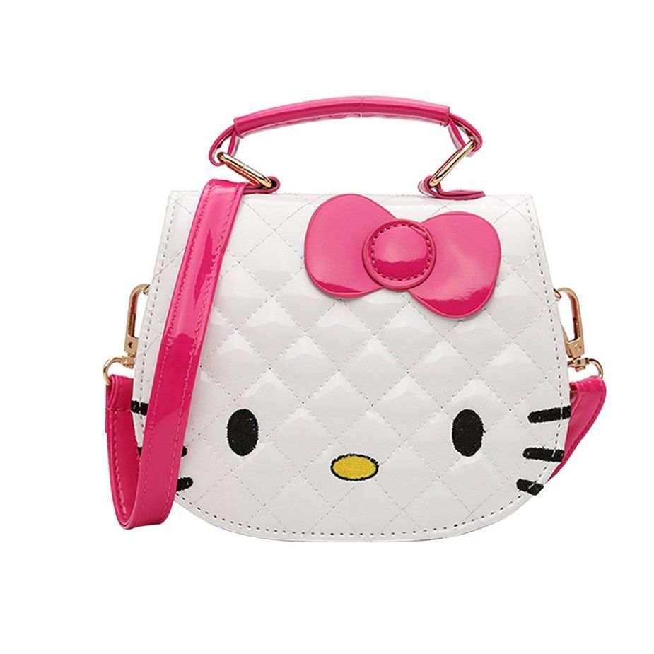 Kawaii Cute Design Cartoon Cat Shape Children Girls Single Shoulder Bag