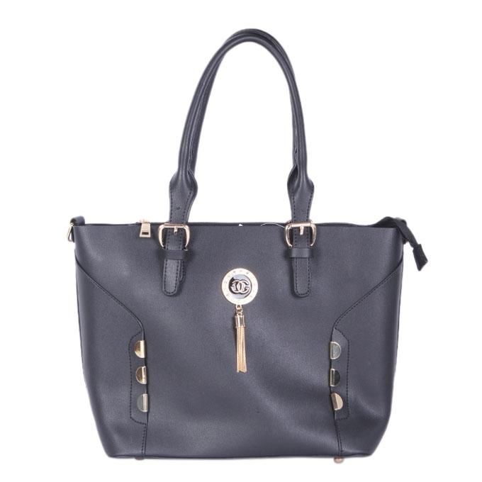 Dark Slate Blue Artificial Leather Shoulder Bag For Women