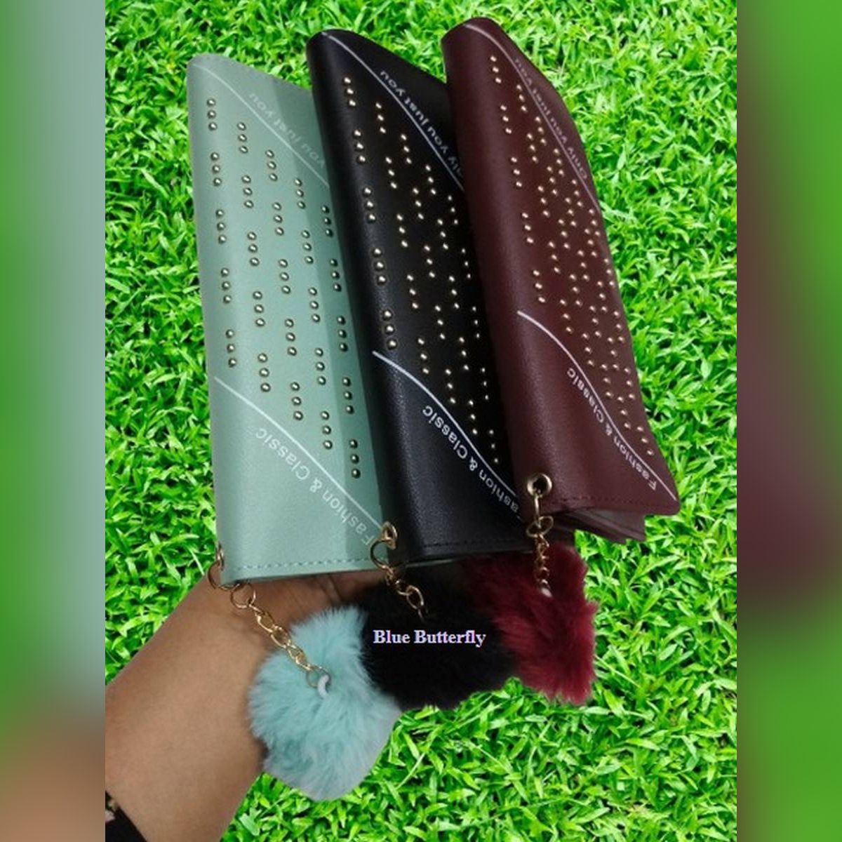 Women PU Leather Wallets Ladies Clutch Phone Bag Card Holder Purse Multi Color