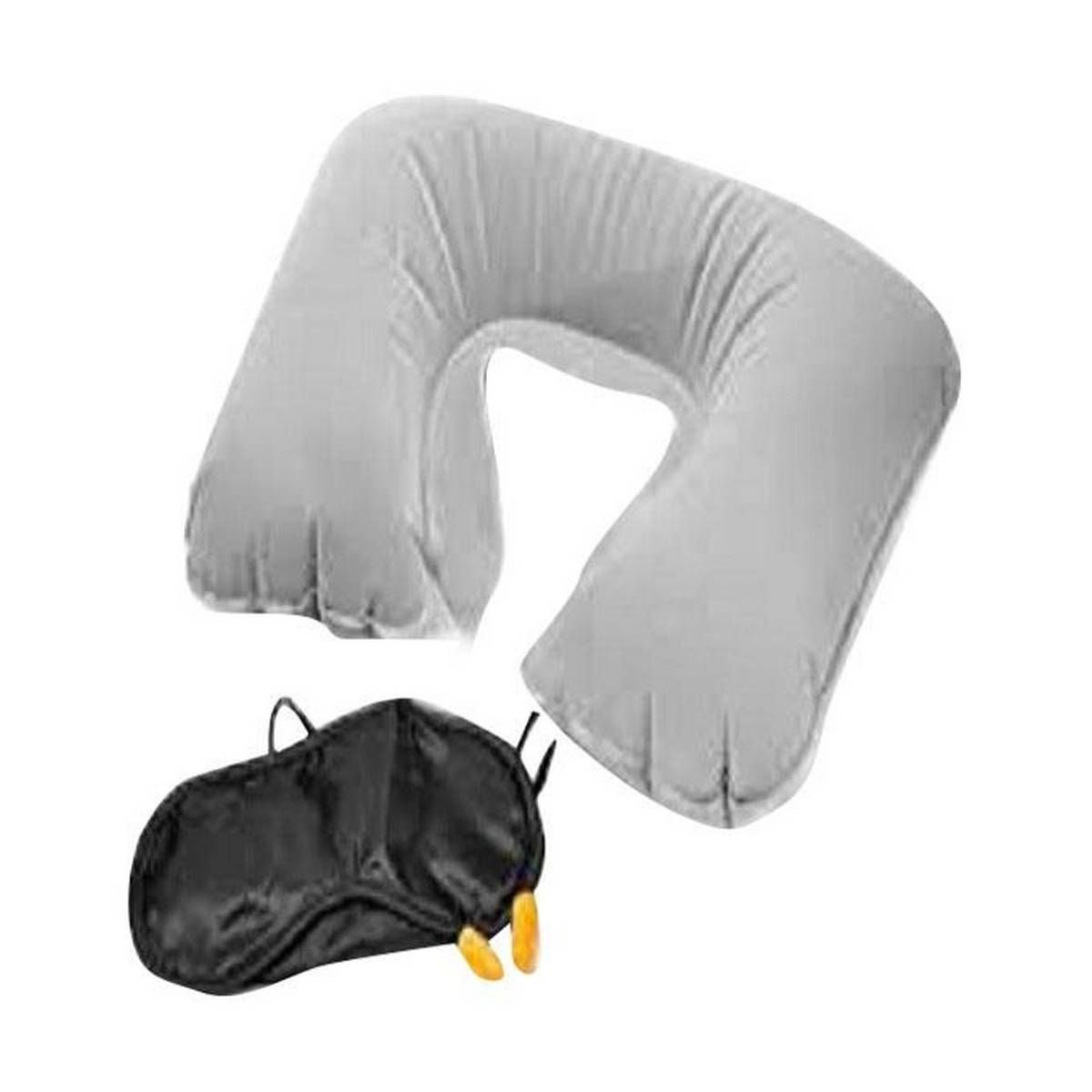 (3 In 1) Travel Comfort Neck Pillow – Grey