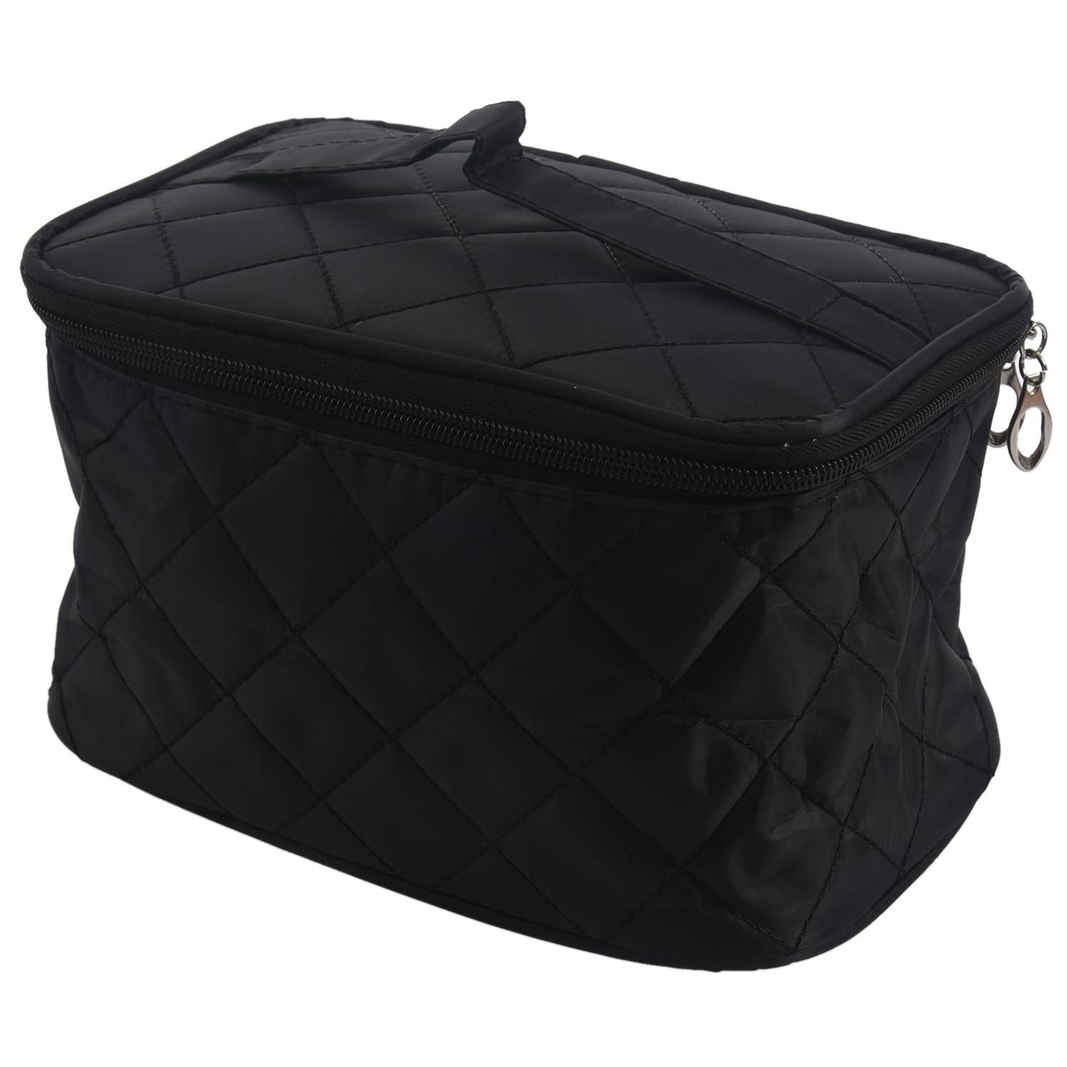Toiletry Bags,Portable Travel Cosmetic Bag Large Capacity Waterproof Multifunction Bag Makeup Organizer Case black - black