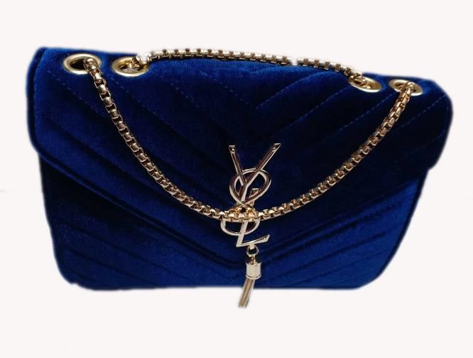 Popular Style Handbag Women Clutch Bag Velvet Leather Quilted Bag Lady