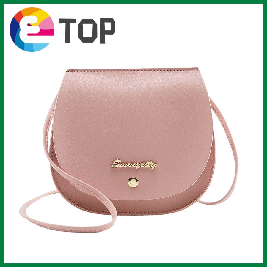Korean version of saddle letter one-shoulder bag summer and autumn messenger change tide