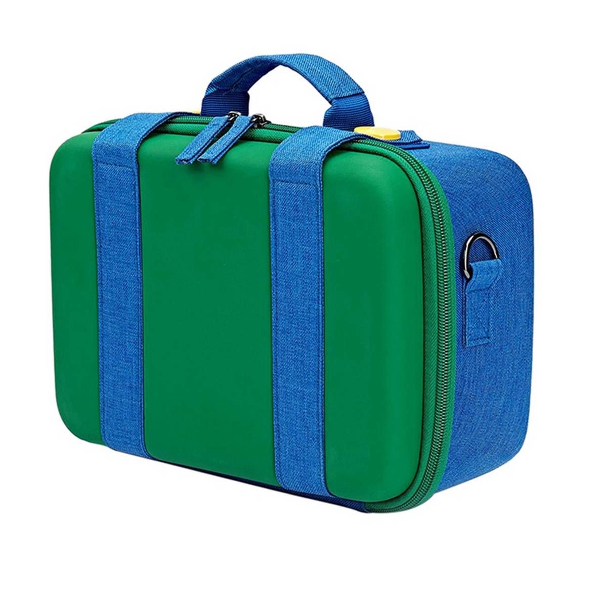 Travel Carrying Case Compatible With Nintendo Switch System,Cute And Deluxe,Protective Hard   Carry Bag For Nintendo Switch Console & Accessories(Green)