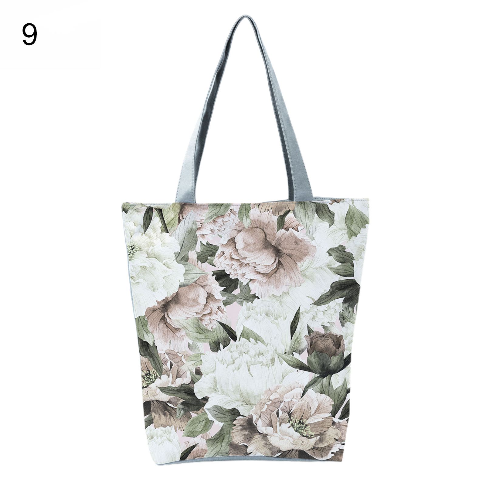 Shopping Bag Great Craftmanship Beautiful Floral Print Women Shoulder Handbag
