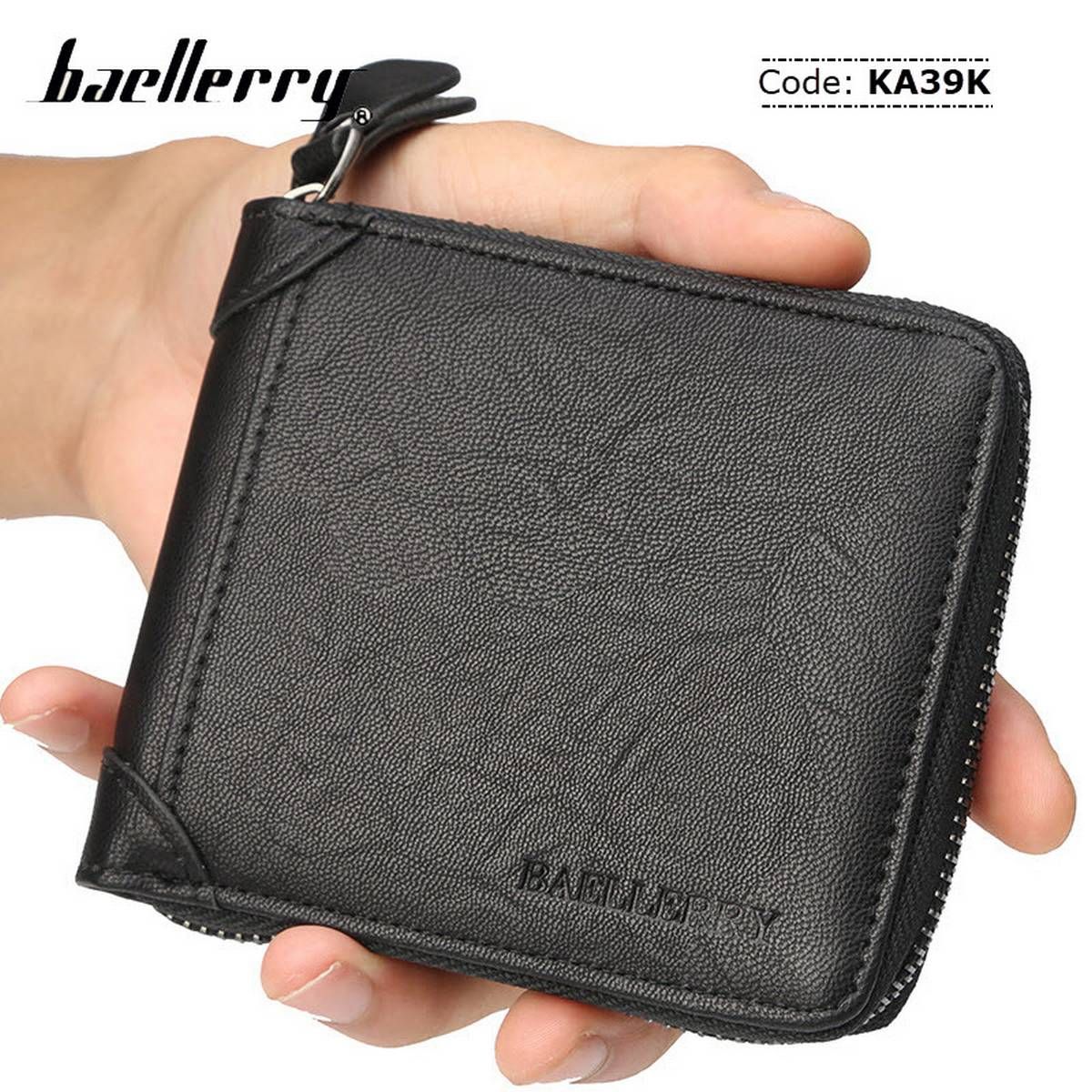 Zipper High quality Leather Wallet For Men