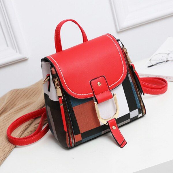 LUCDO Brand luxury Women Backpacks Female Travel Backpacks high quality PU Leather Bagpack Bag School Bag For Teenager Girls Sac